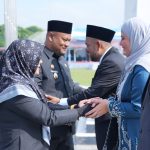 Terapkan Manajemen Talenta, Empat Putra Daerah Dilantik Jadi Kadis di Depan Istana Siak